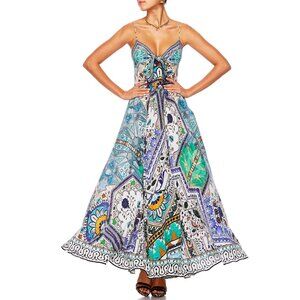 Camilla Everlasting Udaipur Long Dress With Tie Front Medium b107